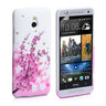Yousave Accessories HTC One Mini Floral Bee Silicone Gel Case