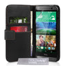 Yousave Accessories HTC One M8 Leather-Effect Wallet Case - Black