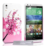 YouSave Accessories HTC Desire 816 Floral Bee Silicone Gel Case
