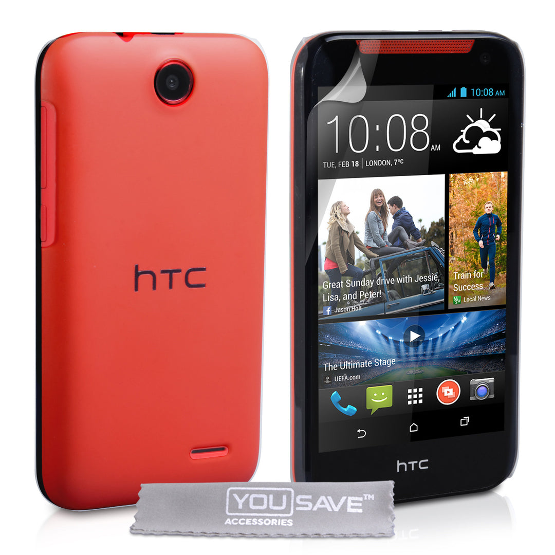 YouSave Accessories HTC Desire 310 Hard Case - Crystal Clear