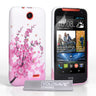 Yousave Accessories HTC Desire 310 Floral Bee Silicone Gel Case