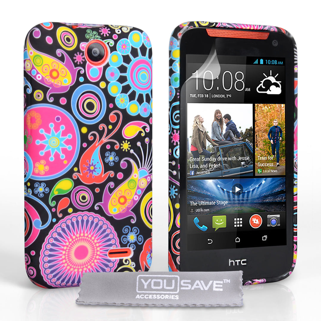 YouSave Accessories HTC Desire 310 Jellyfish Silicone Gel Case