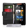 Yousave Accessories HTC Desire 310 Leather-Effect Wallet Case - Black