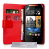 Yousave Accessories HTC Desire 310 Leather-Effect Wallet Case - Red