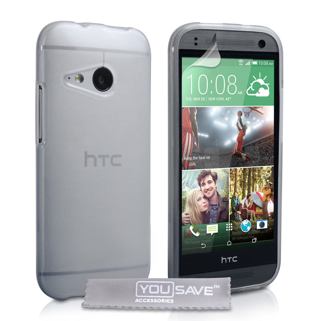 YouSave Accessories HTC One Mini 2 Silicone Gel Case - Clear