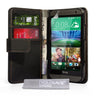 Yousave Accessories HTC One Mini 2 Leather-Effect Wallet Case - Black
