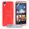Yousave Accessories HTC Desire 820 Silicone Gel X-Line Case - Red
