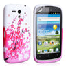 Yousave Accessories Huawei Ascend G300 Floral Bee Silicone Gel Case