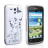 Yousave Accessories Huawei Ascend G300 Butterfly IMD Hard Case - White