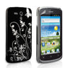 Yousave Accessories Huawei Ascend G300 Butterfly IMD Hard Case - Black