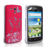 Yousave Huawei Ascend G300 Butterfly IMD Hard Case - Hot Pink