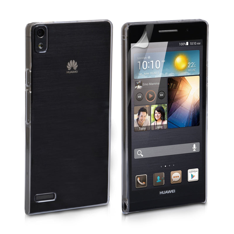 YouSave Accessories Huawei Ascend P6 Clear Ultra Thin Hard Case 