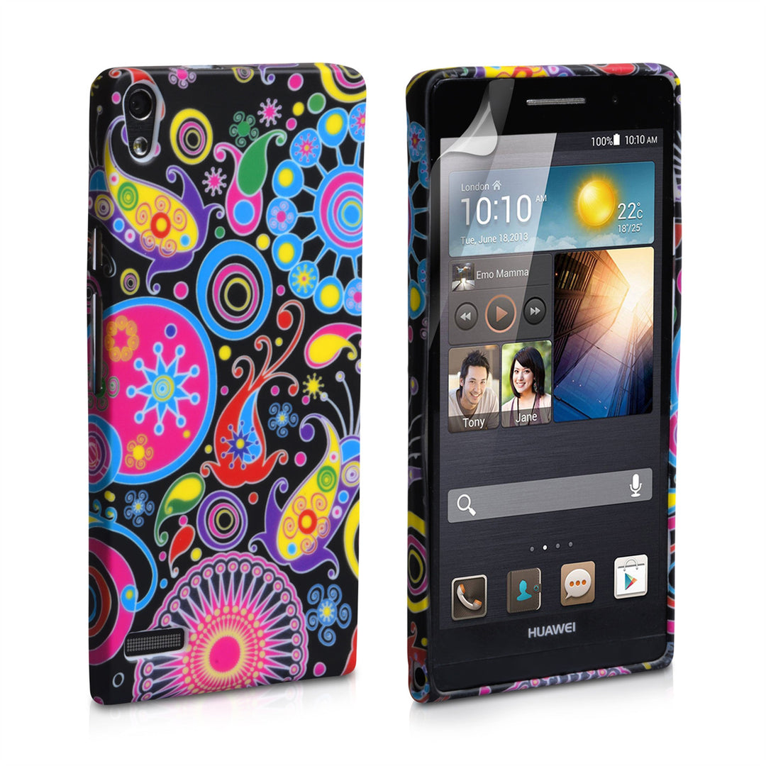 YouSave Accessories Huawei Ascend P6 Jellyfish Silicone Gel Case