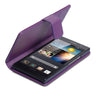 Yousave Accessories Huawei Ascend P6 Leather-Effect Wallet Case - Purple