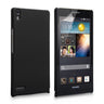 Yousave Accessories Huawei Ascend P6 Hybrid Hard Case - Black