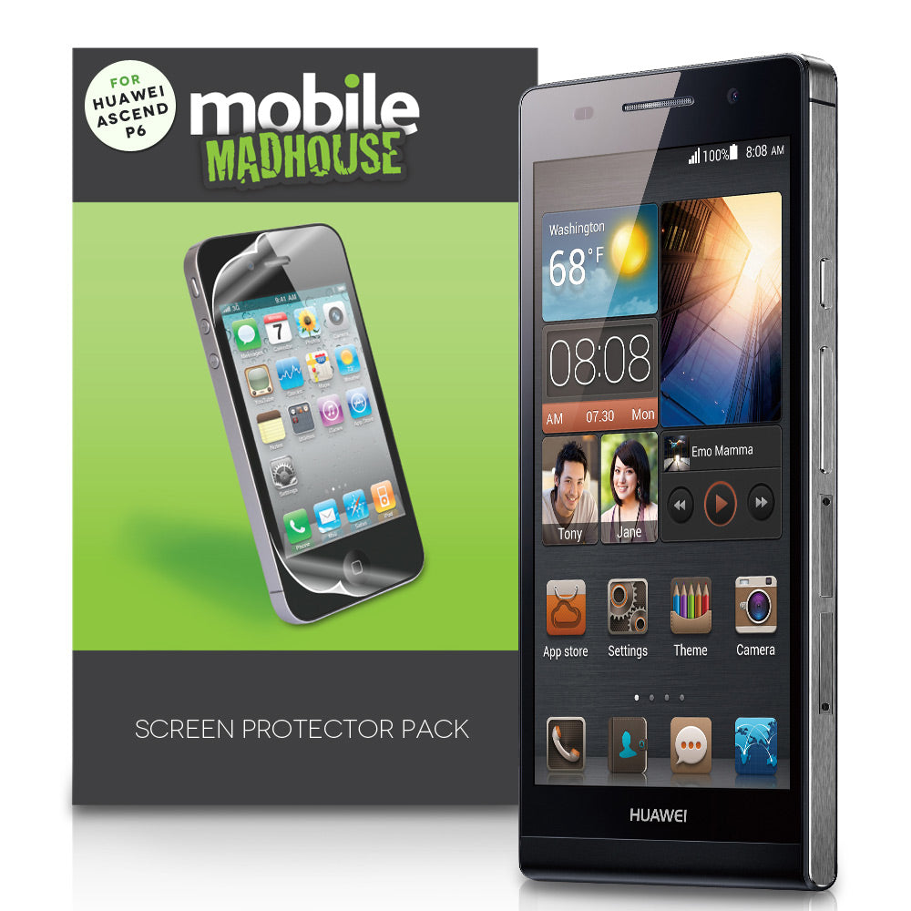 YouSave Accessories Huawei Ascend P6 Screen Protectors x3
