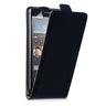 Caseflex Huawei Ascend P6 Real Leather Flip Case - Black