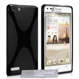 YouSave Accessories Huawei Ascend G6 Silicone Gel X-Line Case - Black