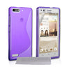 Caseflex Huawei Ascend G6 Silicone Gel S-Line Case - Purple