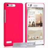 YouSave Accessories Huawei Ascend G6 Hard Hybrid Case - Hot Pink