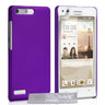 Yousave Accessories Huawei Ascend G6 Hard Hybrid Case - Purple