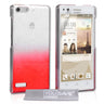 Yousave Accessories Huawei Ascend G6 Raindrop Hard Case - Red-Clear