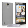 Yousave Accessories Huawei Ascend G740 Silicone Gel Case - Clear