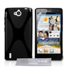 Yousave Accessories Huawei Ascend G740 Silicone Gel X-Line Case - Black