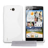 Caseflex Huawei Ascend G740 Silicone Gel S-Line Case - White