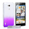 Huawei Ascend G740 Raindrop Hard Case - Purple-Clear