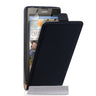 Caseflex Huawei Ascend G740 Real Leather Flip Case - Black