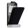 Huawei Ascend G740 Leather-Effect Flip Case - Black