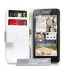 Huawei Ascend G740 Leather-Effect Wallet Case - White