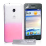 Huawei Ascend Y330 Raindrop Hard Case - Baby Pink-Clear