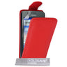 Yousave Accessories Huawei Ascend Y330 Leather-Effect Flip Case - Red