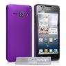 Yousave Accessories Huawei Ascend Y530 Hard Hybrid Case - Purple