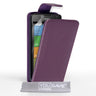 Huawei Ascend Y530 Leather-Effect Flip Case - Purple