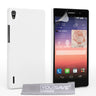 Yousave Accessories Huawei Ascend P7 Hard Hybrid Case - White