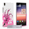 Yousave Accessories Huawei Ascend P7 Floral Bee Silicone Gel Case
