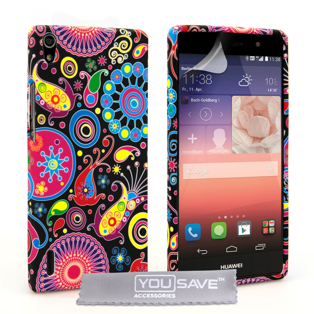 YouSave Accessories Huawei Ascend P7 Jellyfish Silicone Gel Case