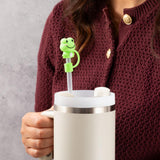 Happy Frog Straw Cover Topper