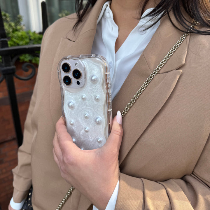 Luxe Pearl iPhone 16 Plus Case