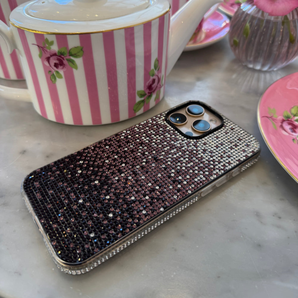 Purple Diamond Bling iPhone 17 Pro Case  Luxe Sparkle