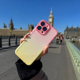 Gradient Fade Pink Yellow iPhone 17 Case