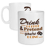 Drink Some Coffee Quote Ceramic Mug