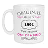 Personalised Made Birth Year Large Mug - Pink