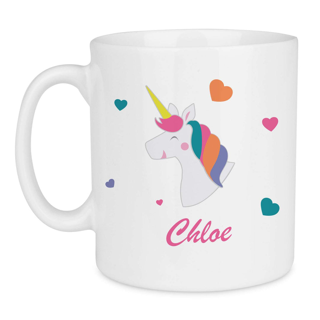 Personalised Unicorn Rainbow Large Novelty Mug - Mobile Madhouse