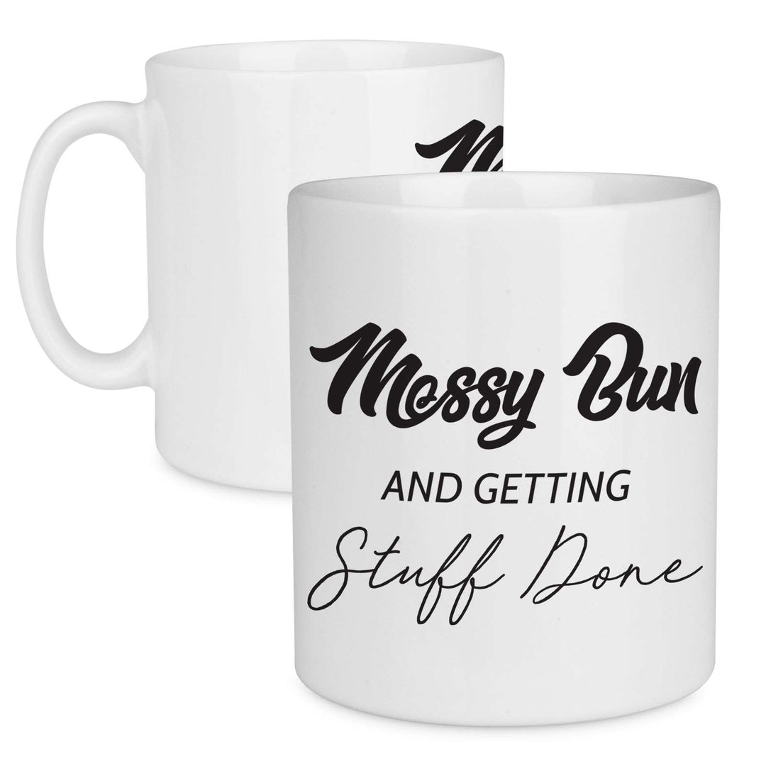 Messy Bun & Getting Stuff Done Mug - Mobile Madhouse