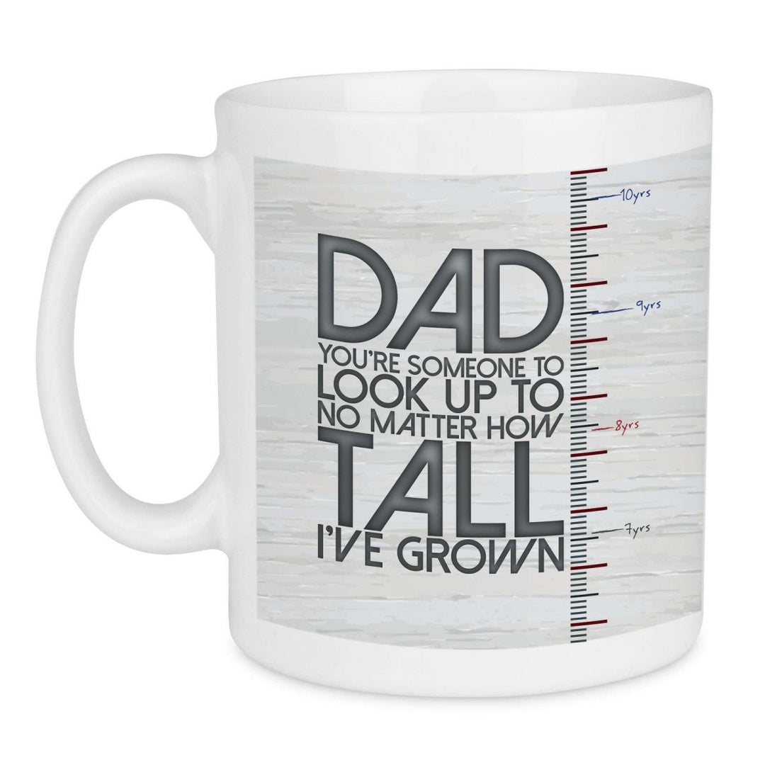 Look Up To Dad Large Farthers Day Mug - Mobile Madhouse