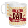 Best Dad In The World Fathers Day Gift Quote Mug